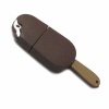 Chocolate Ice Cream Shaped Portable 2GB USB Flash Drive. Christmas Shopping, 4% off plus free Christmas Stocking and Christmas Hat!