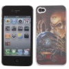 3D Skull Graphic Hard Plastic Case for iPhone 4 Grey. Christmas Shopping, 4% off plus free Christmas Stocking and Christmas Hat!