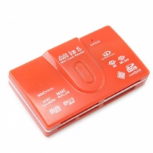 Password Box-shaped Convex Plating Film USB 2.0 Multi Card Reader Red. Christmas Shopping, 4% off plus free Christmas Stocking and Christmas Hat!