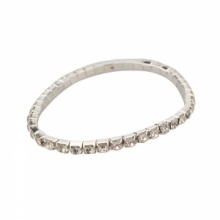 8pcs Alloy Rhinestone Bangle Bracelet. Christmas Shopping, 4% off plus free Christmas Stocking and Christmas Hat!