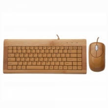 T1B88-NN 88 Keys Wired Bamboo Computer Keyboard and Optical Mouse. Christmas Shopping, 4% off plus free Christmas Stocking and Christmas Hat!