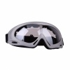 Motorcycle Goggles Windproof Glasses with Silver Frame and Dark Brown Lens. Christmas Shopping, 4% off plus free Christmas Stocking and Christmas Hat!