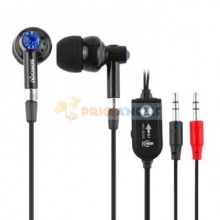 Basic Specification Product Name Earphone Brand Songqu Model SQ-870MV Impedance 32 Sensitivity 117dB Frequency Response 20Hz-20000Hz Cable Length Approx.2.4m Plug Type 3.5mm Stereo Work With PC/Laptop/MP3/MP4/MD/CD/VCD Features - Provide you an ideal choice for both business and entertainment - Speak freely with this new generic multi-purpose headset - Ideal position for greatest comfort. suitable for everyone - Easy to use. just plug it into the 3.5mm jack of your equipments and it'll work - In-ear design helps to block ambient noise and improve bass response - Designed with microphone. convenient for voice chat online - Great for music listening and on line chatting. like MSN. Skype etc Package Included 1 x Earphone 4 x Earbuds ?