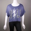 Tres Bien Wild Graphic Oversized Dolman Tee