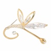 Beautiful Petal Crystal Rhinestone Brooch Pin White. Christmas Shopping, 4% off plus free Christmas Stocking and Christmas Hat!