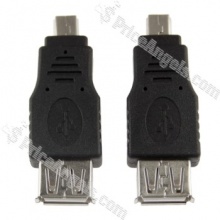 - High quality Mini USB Host OTG adapter- Mini USB male to USB female adapter- Need your machine support USB host OTG function- The Mini USB plug is for OTG device and also for power charge- Package included 2 adapters