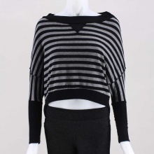 Poof Jodie Striped Slouch Top