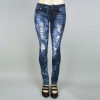 Celebrity Pink Samantha Ripped Acid Wash Jean