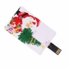 Santa & Christmas Present Credit Card Style 8GB USB Flash Memory Drive. Christmas Shopping, 4% off plus free Christmas Stocking and Christmas Hat!