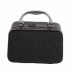 Fashionable PU Leather Cosmetic Travel Case Black. Christmas Shopping, 4% off plus free Christmas Stocking and Christmas Hat!