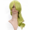 Anime Curly Wig Golden Green. Christmas Shopping, 4% off plus free Christmas Stocking and Christmas Hat!