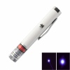 5mW 405nm Blue-violet Laser Pointer Pen White (1*AAA). Christmas Shopping, 4% off plus free Christmas Stocking and Christmas Hat!