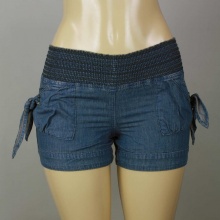 Boom Boom Brittani Denim Trouser Shorts