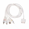 AV TV Cable for iPhone 3G. Christmas Shopping, 4% off plus free Christmas Stocking and Christmas Hat!