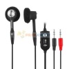 Basic Specification Product Name Earphone Brand Songqu Model SQ-880MV Impedance 32 Sensitivity 115dB Frequency Response 20Hz-20000Hz Cable Length Approx.2.4m Plug Type 3.5mm Stereo Work With PC/Laptop/MP3/MP4/MD/CD/VCD Features - Provide you an ideal choice for both business and entertainment - Speak freely with this new generic multi-purpose headset - Ideal position for greatest comfort. suitable for everyone - Easy to use. just plug it into the 3.5mm jack of your equipments and it'll work - In-ear design helps to block ambient noise and improve bass response - Designed with microphone. convenient for voice chat online - Great for music listening and on line chatting. like MSN. Skype etc Package Included 1 x Earphone 2 x Ear Covers ?