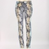 Get in touch with your wild side with these animal print skinny jeans. These women's denim jeans feature a light stretch, five-pocket construction, zip fly and multicolor safari print throughout. 70% Cotton, 28% Polyester, 2% Spandex. Machine Wash. Imported.