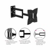 13-32 77LB Full Motion Swivel Tilting LCD LED Monitor Wall TV Mount Bracket. Christmas Shopping, 4% off plus free Christmas Stocking and Christmas Hat!