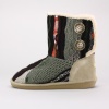 COOGI Authentic Sweater weave and suede vamp outer. Faux fur lined with rubber sole.