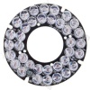 - 8mm * 36 IR LED board for CCTV security cameras- Replace a camera LED board for your broken or worn out IR LED board- Very bright infrared LEDs without much energy consume- Beam angle: 45 for medium range- Compatible with: 8mm camera lens