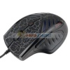 FC-1460 3200DPI USB 2.0 Optical Scroll Wheel Gaming Mouse/Mice for Laptop/PC(Black Pattern)