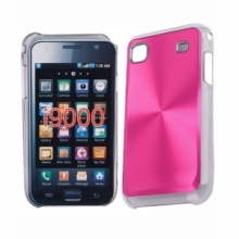 Metal Aluminum Hard Case for Samsung I9000 (Galaxy S) Pink . Christmas Shopping, 4% off plus free Christmas Stocking and Christmas Hat!