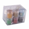 12pcs Sparkly Dust Powder Nail Art Decoration Hexagonal. Christmas Shopping, 4% off plus free Christmas Stocking and Christmas Hat!