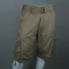 Jordan Craig Twill Belted Cargo Shorts