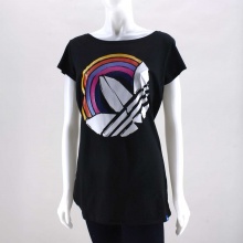 adidas Rainbow Trefoil Graphic Tee