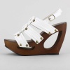 De Blossom Orient Gladiator Platform Wedge