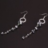 Sparkling Beads Chain Earrings. Christmas Shopping, 4% off plus free Christmas Stocking and Christmas Hat!