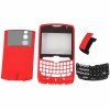 Red Housing Case 5-Piece for Blackberry Curve 8350. Christmas Shopping, 4% off plus free Christmas Stocking and Christmas Hat!