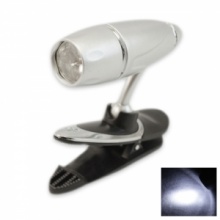 3 LED White Clip-on Light Lamp. Christmas Shopping, 4% off plus free Christmas Stocking and Christmas Hat!