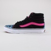 The Sk8-Hi Slim is part of a new line that re-imagines Vans skate shoe classics, and slims down the profile for a more feminine look. This pair comes in colorful punk rock-inspired leopard print detailing. Women's Sizing. Imported.