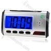 - Stylish working clock design spy camera - Lens: pinhole - Remote control - Video Recording time is over 12 hours - Sound recording time is over 25 hours - Taking photo(2.0MP) - Motion detection video - Web cam - Support TF card up to 32 GB - Recharged b