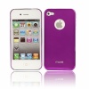 Hard Plastic Case with Logo Display for iPhone 4 Purple. Christmas Shopping, 4% off plus free Christmas Stocking and Christmas Hat!