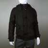 Konkreet Ramone Wool Hooded Toggle Coat