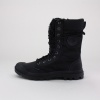 Get military-inspired style with the help of the Palladium Pampa Tactical. This men's lace up boot features a full-grain leather and ballistic nylon upper for rugged durability. A full side zipper allows for easy on and off. An EVA-cushioned footbed keeps your feet feeling comfortable. The Dri-Lex lining helps control moisture. This Palladium boot also has a molded rubber outsole for excellent traction. Show off your rugged good looks with the Palladium Pampa Tactical. Imported,