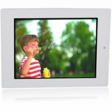 10.4 White Mirror Digital Photo Frame with 2GB Memory Card. Christmas Shopping, 4% off plus free Christmas Stocking and Christmas Hat!