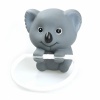 Gray Lovely Cartoon Bear Plastic Towel Ring Holder. Christmas Shopping, 4% off plus free Christmas Stocking and Christmas Hat!