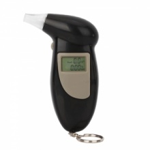 Digital Breath Alcohol Tester LCD Display with Audible Alert Keychain. Christmas Shopping, 4% off plus free Christmas Stocking and Christmas Hat!