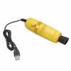 Mini USB Vacuum Keyboard Cleaner Yellow. Christmas Shopping, 4% off plus free Christmas Stocking and Christmas Hat!