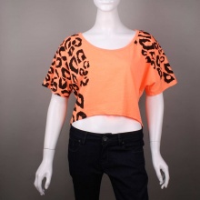 Umgee Cheetah Oversized Dolman Sleeve Tee