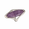 Stylish Purple Natural Stone Ring Size 7.25. Christmas Shopping, 4% off plus free Christmas Stocking and Christmas Hat!