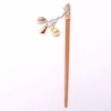 Beatiful Shell Hair Sticks White. Christmas Shopping, 4% off plus free Christmas Stocking and Christmas Hat!