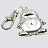 Penguin Quartz Pocket Watch Keychain Silver. Christmas Shopping, 4% off plus free Christmas Stocking and Christmas Hat!