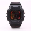 The CASIO G-SHOCK lineup continues to evolve with new timepieces whose new shock resistant construction takes personal timekeeping to a new level. Black resin band digital watch with a black face.