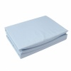 4PC Microfiber Bedding Sheet Set Light for Queen Blue. Christmas Shopping, 4% off plus free Christmas Stocking and Christmas Hat!