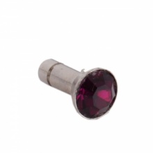 Crystal Diamond Headphone Jack Dust Plug for iPhone/iPad Dark Purple. Christmas Shopping, 4% off plus free Christmas Stocking and Christmas Hat!