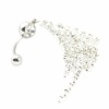 Stylish Pretty Umbrella Tassels Crystal Belly Button. Christmas Shopping, 4% off plus free Christmas Stocking and Christmas Hat!