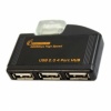 4 Port Mini Hi-speed USB 2.0 Hub Black. Christmas Shopping, 4% off plus free Christmas Stocking and Christmas Hat!